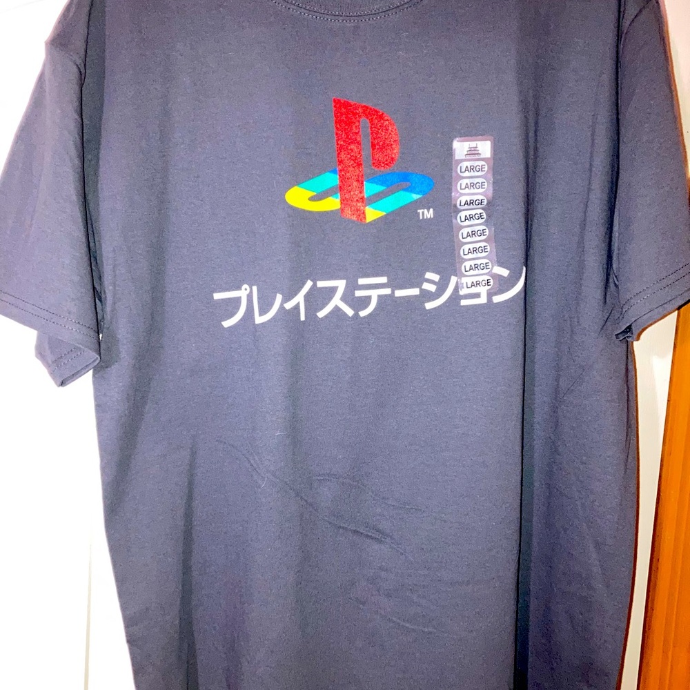 PlayStation official licensed short sleeve gamer tee shirt 100% cotton